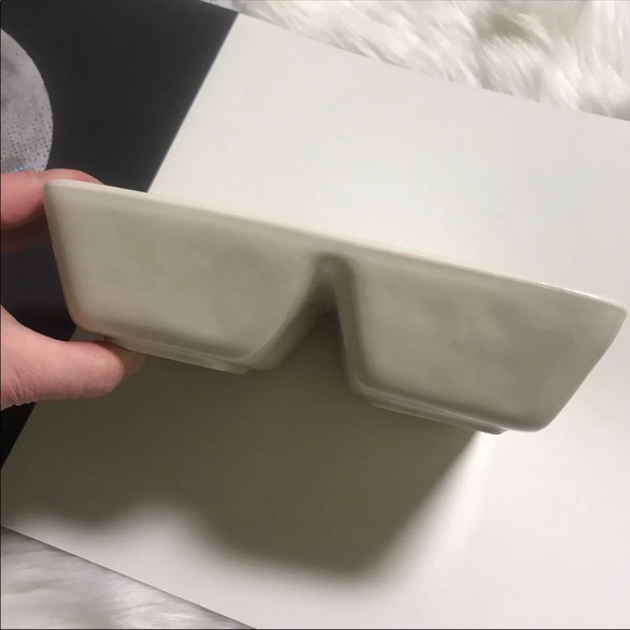 Rae Dunn NWT Divided Serving Dish More Please - Picture 2 of 3